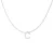 Luxenter Sterling Zilver 925 gerhodineerd collier – Alfabet