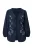 Ulla Popken Tussenjas  marine / wit
