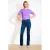 LOLALIZA straight leg jeans dark blue denim