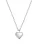 Hey Happiness Ketting ‘Love Heart’  zilver