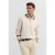 Bugatti Herren Poloshirt van wolmix met vlechtpatroon