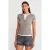Dames Katoenen V-Hals Knop T-Shirt