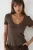 V-hals Blouse met Kantdetail