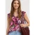Street One Dames Top met verschillende texturen en gehaakte details in Pink