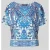 Oui T-shirt met allover-look