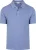 Profuomo Piqué Poloshirt Melange Blauw