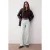 TRENDYOLMİLLA Dames Blauw Effen Wijde pijp Hoge taille Jeans
