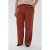 Kaffe Curve wide leg regular waist broek roodbruin