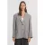 EDITED oversized blazer met cut-out – grijs