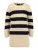 BLUE SEVEN Jurk  beige / zwart