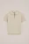 WE Fashion – Jongens polo met quarter-zip en structuur – Regular fit – Beige – Katoen –