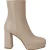 Gianvito Rossi Daisen Platformlaarzen in Beige Leder