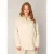 Base Level Curvy blouse met linnen beige