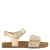 Graceland leren sandalen goud