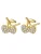 Hey Happiness Oorbellen ‘Cherry Pop’  goud