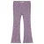 Stains&Stories flared broek met print – lila