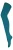 Dames 80 denier ondoorzichtige effen gekleurde panty’s – Groenblauw