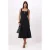 TRENDYOLMİLLA Dames Zwart Effen Midi Mouwloos Skater Jurken