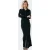 Colourful Rebel Nowie Back Slit Maxi Skirt Black