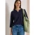 Shirt met 3/4-mouwen en split in de hals