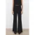 Mango high waist flared broek zwart