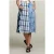 River Woods Blue Patchwork Skirt