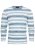 INDICODE JEANS Trui ‘ Manfred ‘  blauw / wit