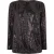 Biba Glitter-wikkeltop voor dames (Metaal)