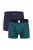 A-dam Boxershorts  navy / smaragd / zwart