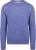 King Essentials The John Pullover Merino Mid Blauw
