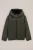WE Fashion – Jongens softshell jack met capuchon – Regular fit – Legergroen –