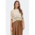 ONLY MATERNITY zwangerschaps top gehaakt ecru