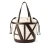 ARMANI EXCHANGE Shopper ‘Marisol’  lichtbeige / donkerbruin