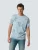 No Excess T-Shirt Crewneck Allover Printed Slub Garment Dyed Sky  XL