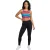 Zoggs Gestreepte crop-top voor dames (Veelkleurig)