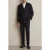 Reiss Db Peak Textured Weave Blazer Navy