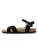 Bayton Sandalen met riem  zwart