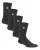 Heat Holders Ultra Lite – 4 Paar Multipack Heren Thermosokken | Ultradunne Warme Sokken voor Dress Socks in de Winter – Charcoal