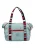 Mindesa Schoudertas  blauw denim / rood / zwart / wit