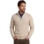 NZA half zip trui beige gebreid acryl