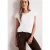 Street One Dames Shirt met boothals en decoratief detail in Wit