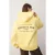 TRENDYOLMİLLA Dames Geel Slogan Lang Oversized Sweatshirts