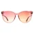 Tom Ford Round Dames Shiny Transparant Antique Pink Pink Gradiënt Maxim FT0787