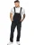 Enzo | Heren denim overall tuinbroek – zwart