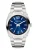 s.Oliver Analoog horloge ‘Modern & Zeitlos’  donkerblauw / zwart / zilver