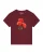 Watapparel Shirt ‘Poppy Flowers’  groen / rood / bordeaux