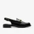 Straven Sling Black Leather Schoenen