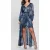GUESS Ls Farrah Dress Etched Tropical Prin