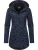 Ragwear Gebreid vest ‘Leysha’  navy / zwart