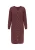 faina Gebreid vest  bourgogne / parelwit